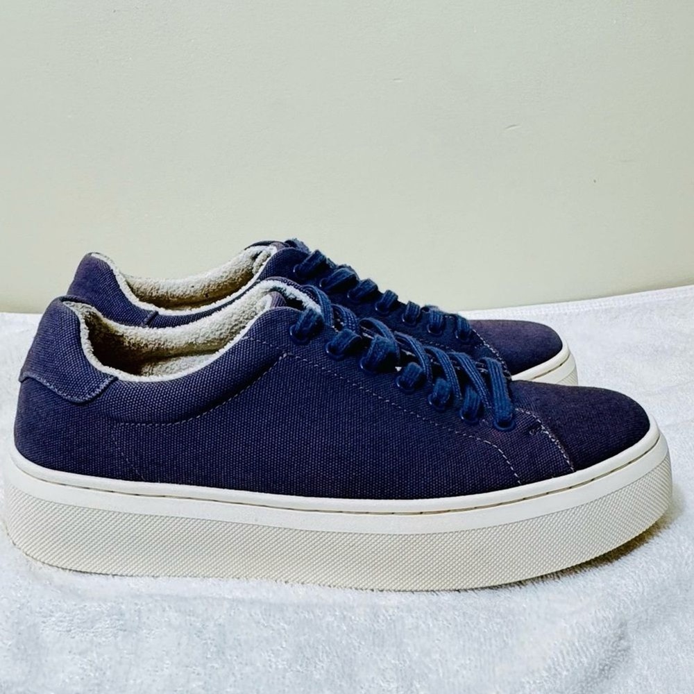 ABEO Jumpstreet Sneakers Womens 9.5 Navy Blue Orthotic Platform Canvas Shoes